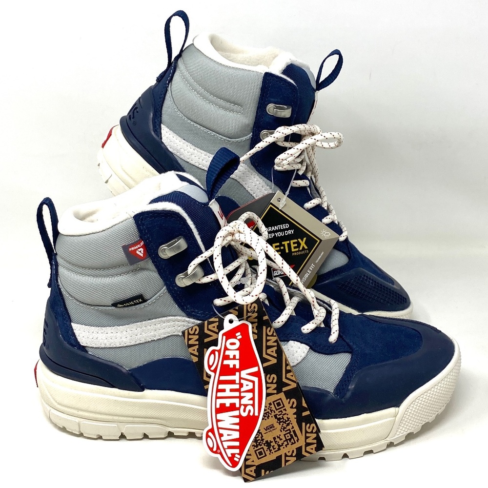 VANS Ultrarange Exo Hi Gore-Tex MTE-2 Women's Blue Canvas Suede Size VN0A5KS66MQ